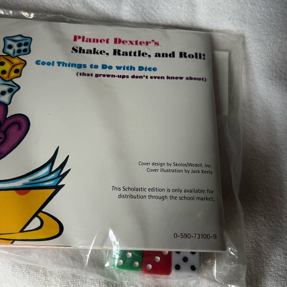 Planet Dexter's Shake, Rattle, and Roll! Cool Things to Do with Dice book & dice - Picture 2 of 5